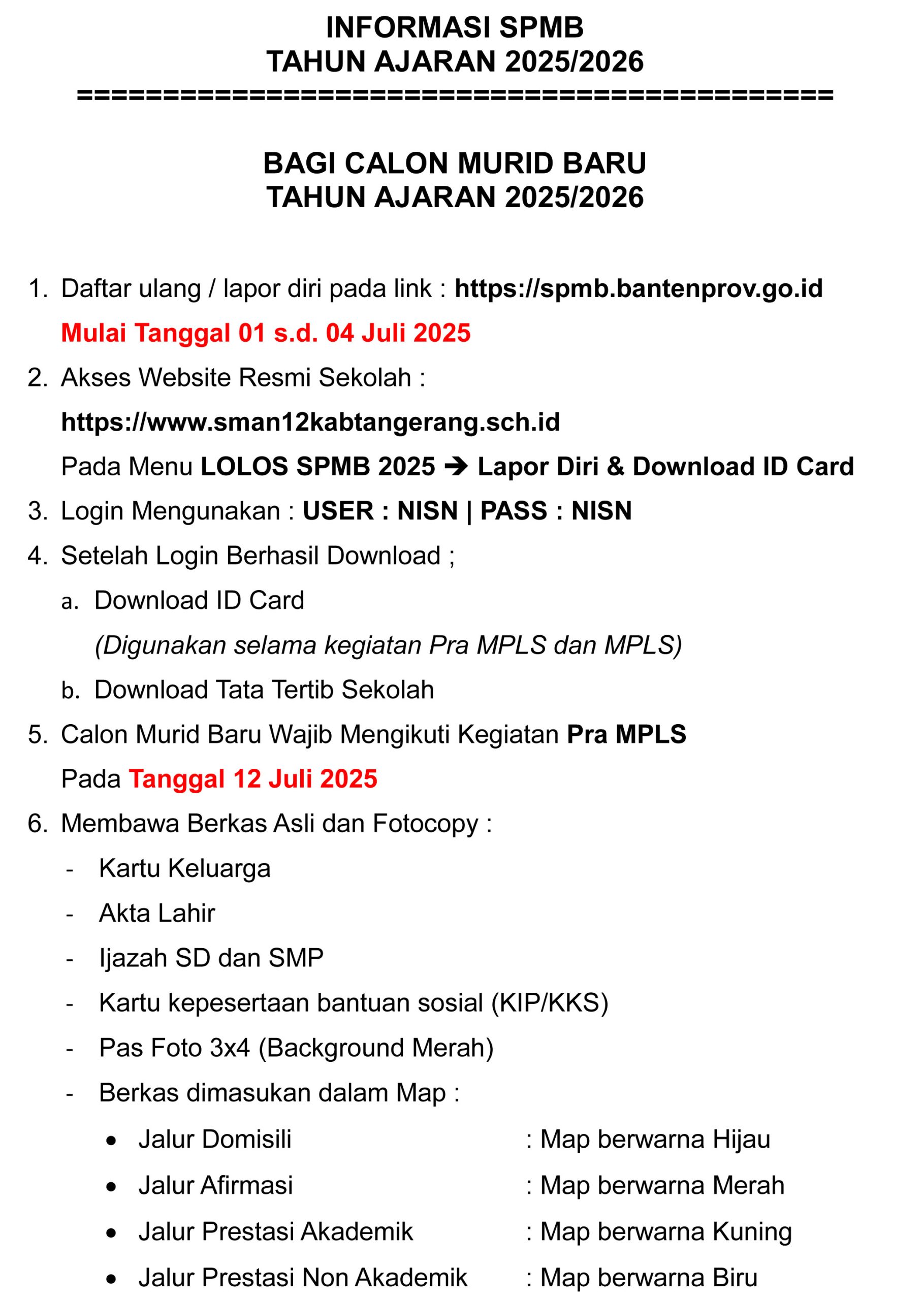 INFORMASI LOLOS SPMB 2025 OK scaled