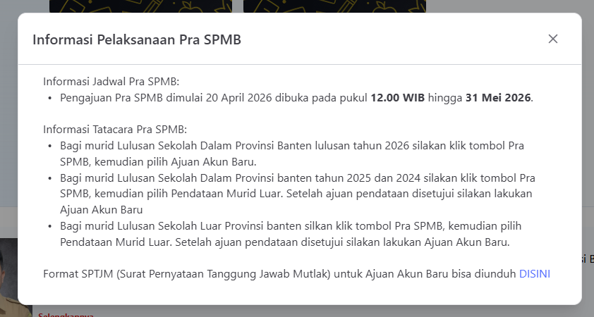 INFORMASI PROVINSI 2026